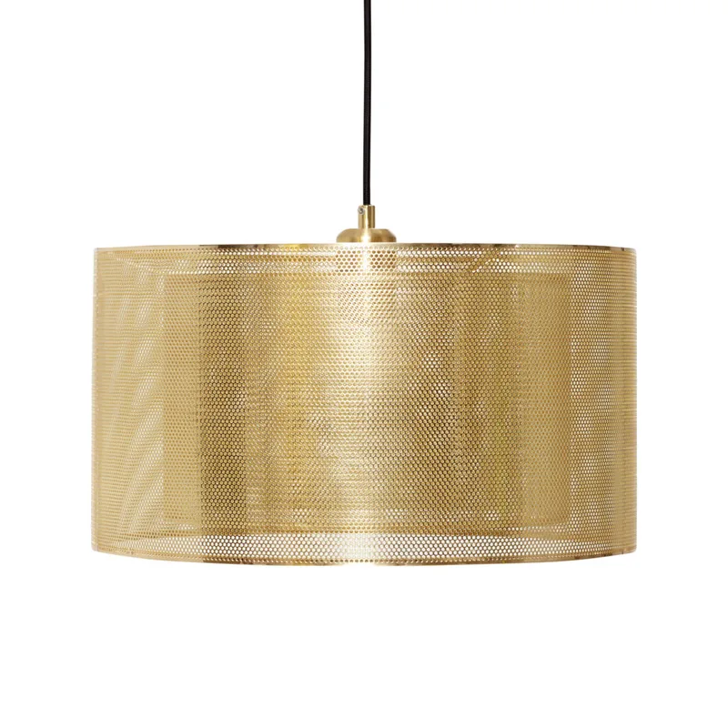 Edge Pendant Brass by Hübsch – product photo