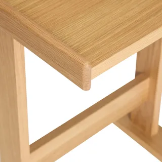 Less Side Table Natural de Hübsch – photo d’ambiance 1 sur 4