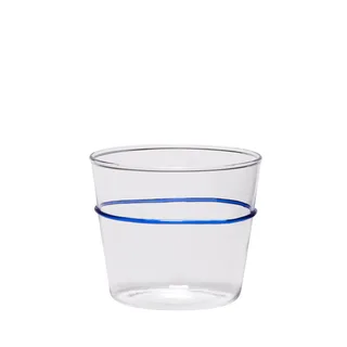 Orbit Drinking Glass Blue de Hübsch – photo du produit 5 sur 5