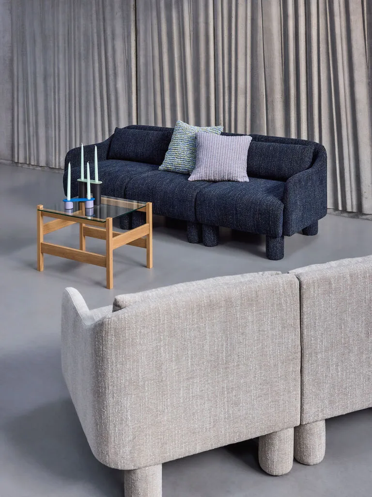 Elegance Sofa Dark blue by Hübsch – interior photo 6 of 9