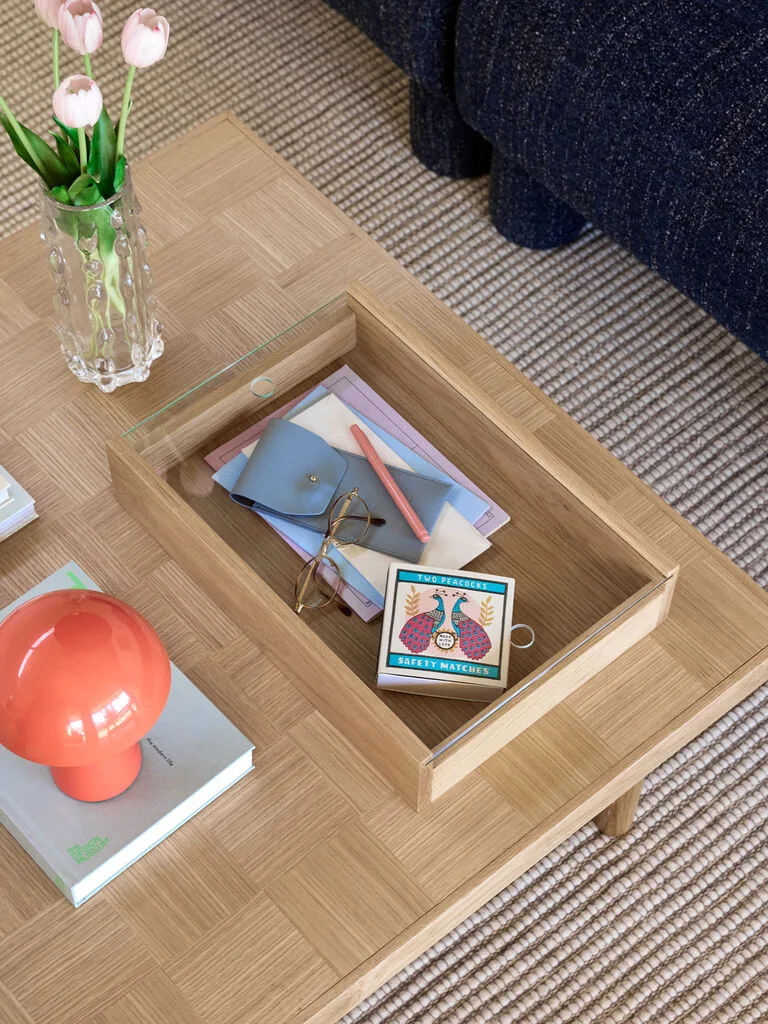 Senri Display Box Oak van Hübsch – sfeerfoto 3 van 5