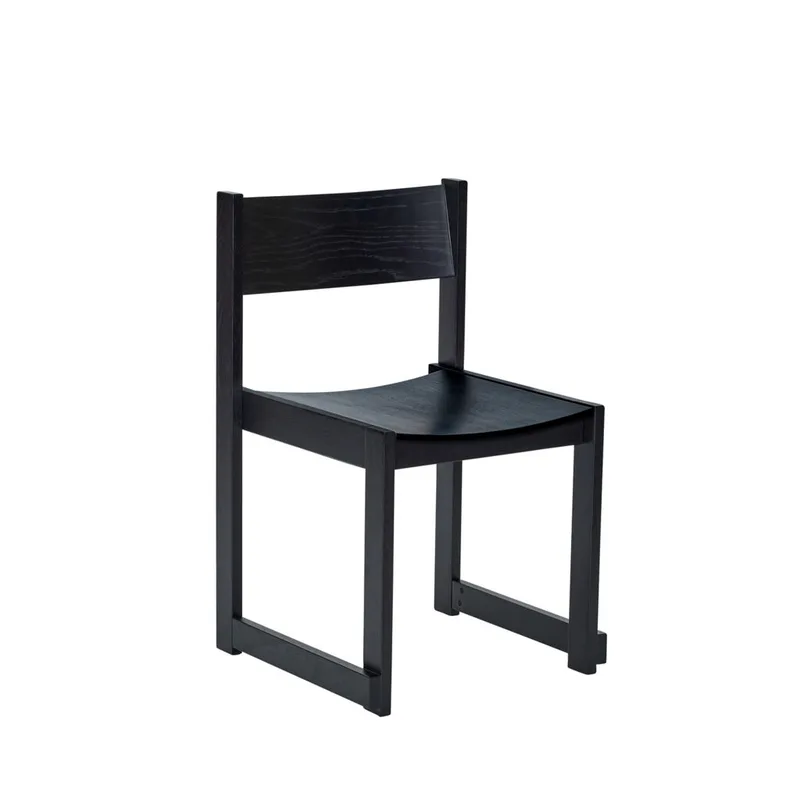 Forma Dining Chair Black van Hübsch – productfoto 10 van 10