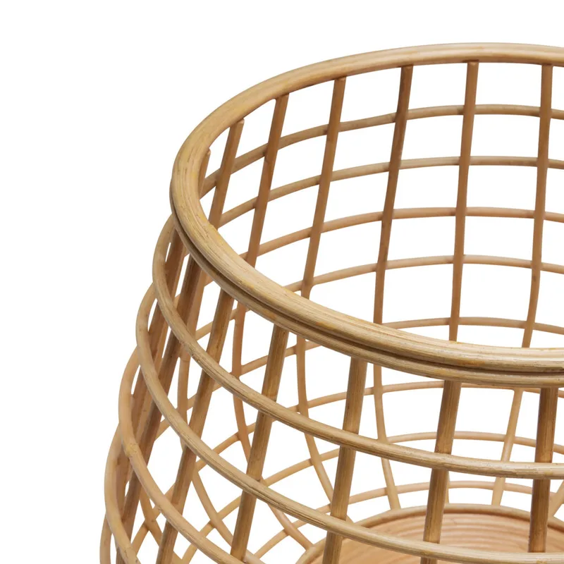Energy Baskets Large Natural (set of 2) van Hübsch – sfeerfoto 1 van 4