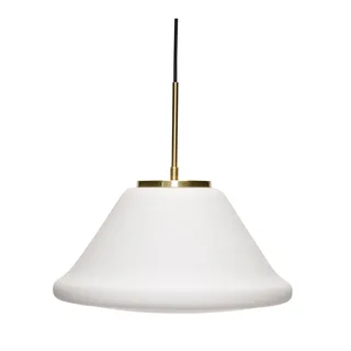 Muse Pendant Triangular White by Hübsch – product photo 4 of 4
