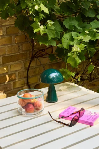 Mush Portable Lamp Dark green by Hübsch – interior photo 1 of 3