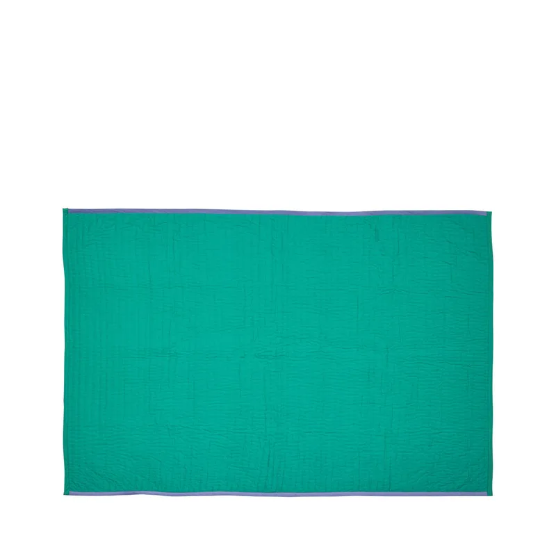 Tento Plaid Green van Hübsch – productfoto 1 van 4