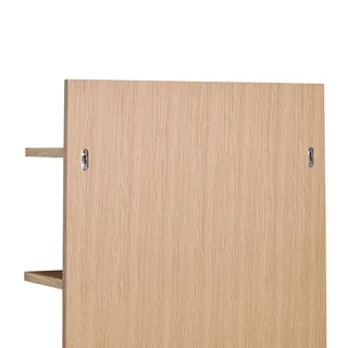 Stand Shelf Oak/Red von Hübsch – Produktfoto 2 von 5