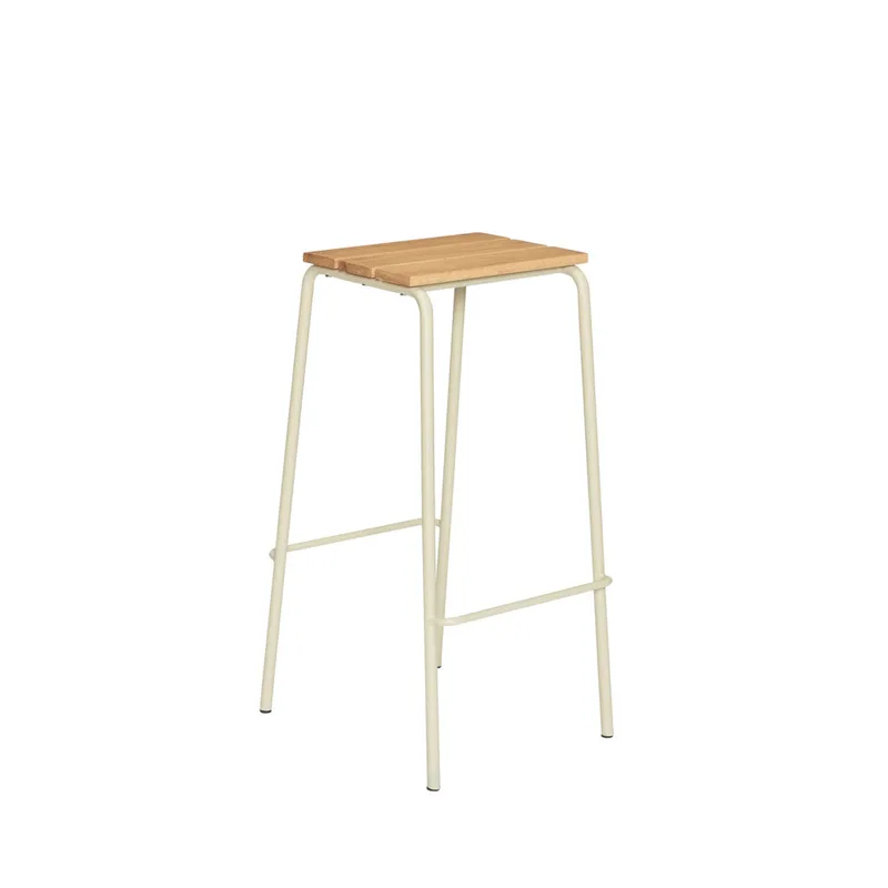 Stilt Bar Stool Sand von Hübsch – Produktfoto 5 von 5