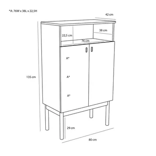 Ulterior Cabinet Natural de Hübsch – photo du produit 3 sur 6