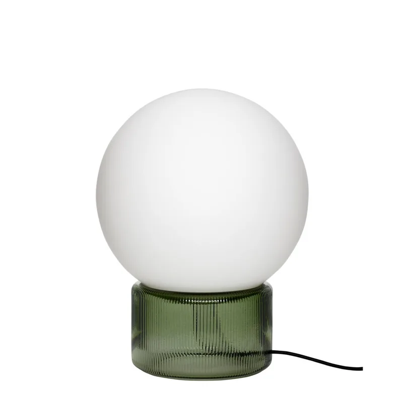 Sphere Table Lamp Green van Hübsch – productfoto