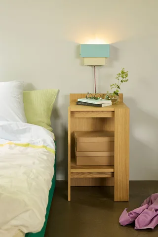 Merge Bedside Table Natural by Hübsch – interior photo 4 of 7