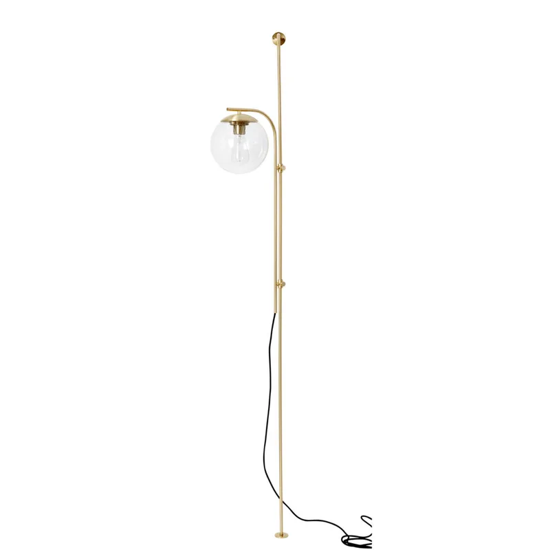 Bubble Wall/Floor Lamp Brass von Hübsch – Produktfoto