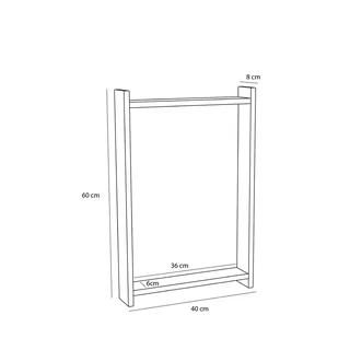 Forma Mirror Natural by Hübsch – product photo 2 of 5