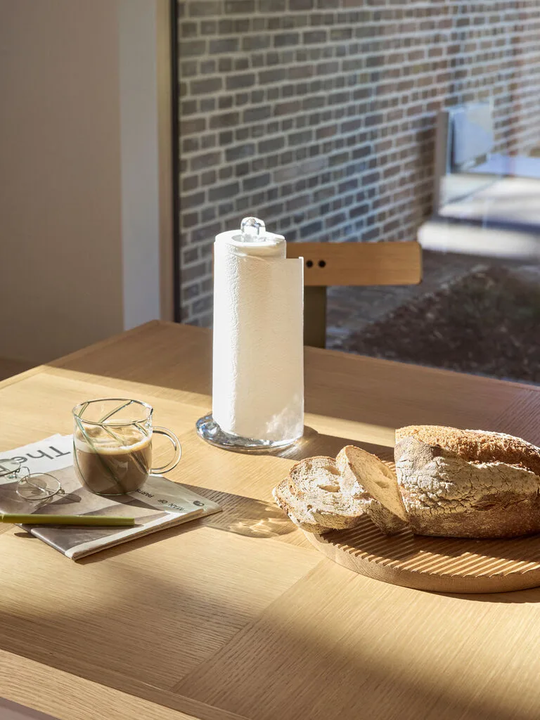 Meisui Kitchen Roll Holder Clear by Hübsch – interior photo 3 of 4