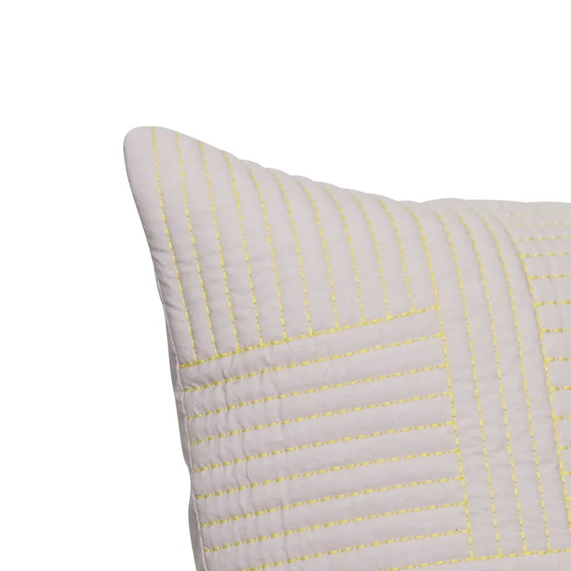 Floy Cushion Sand/Yellow by Hübsch – interior photo 1 of 6