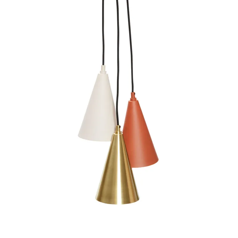 Drop Pendant Multicolour van Hübsch – productfoto