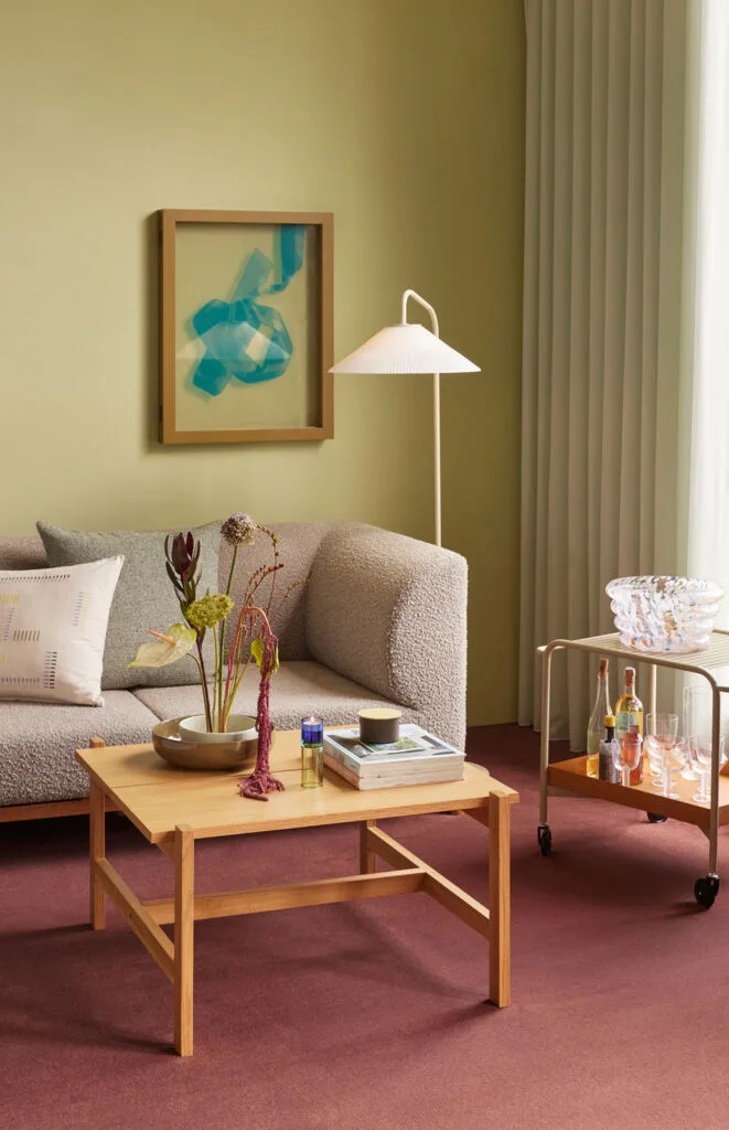 Solid Floor Lamp Sand by Hübsch – interior photo 5 of 7