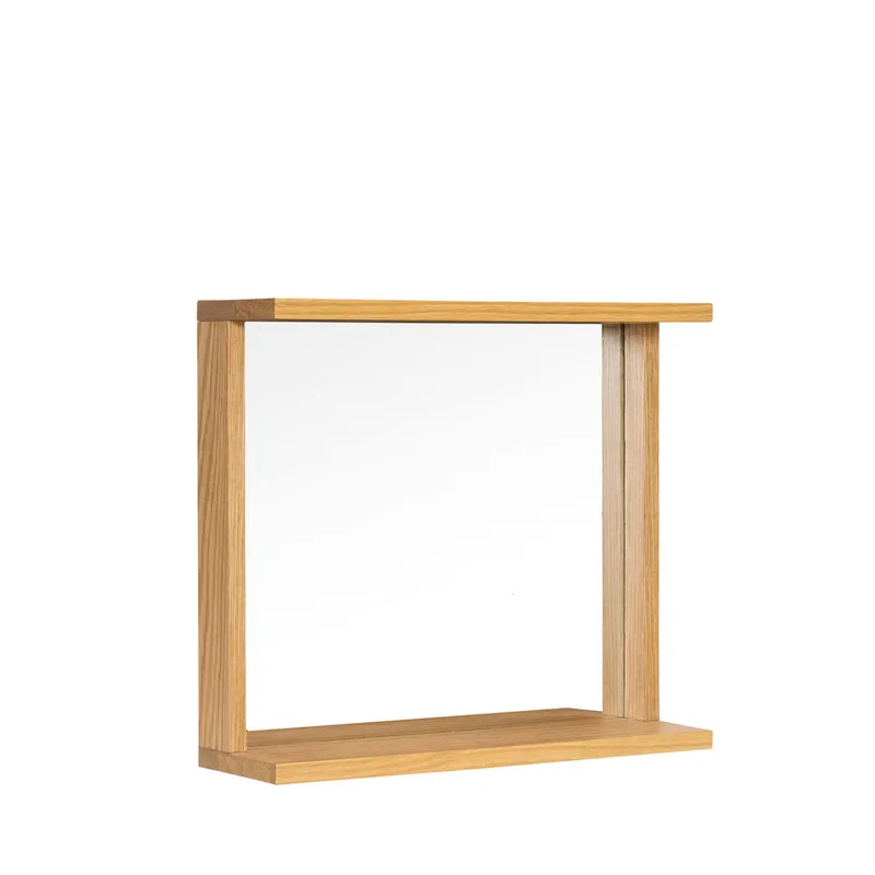 Base Mirror Natural van Hübsch – productfoto 5 van 5