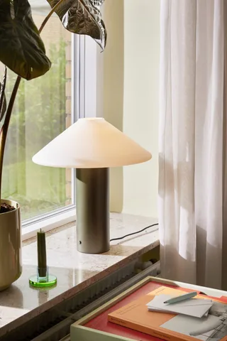 Orbit Table Lamp Dark green by Hübsch – interior photo 2 of 7