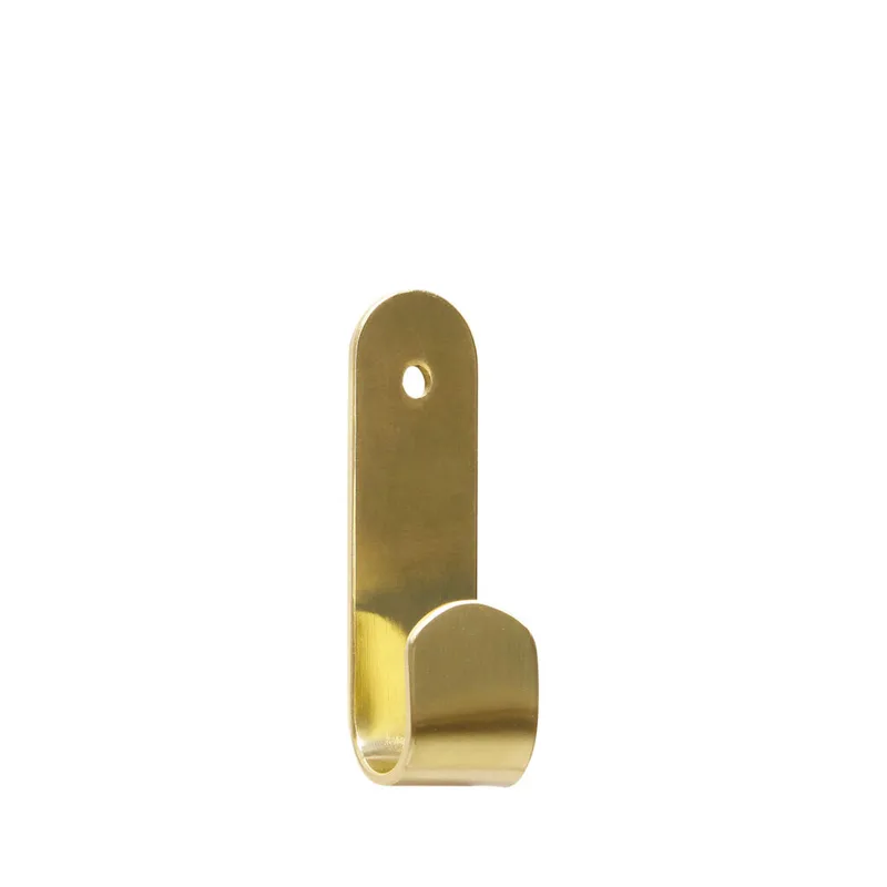 Piccolo Hook Brass van Hübsch – productfoto