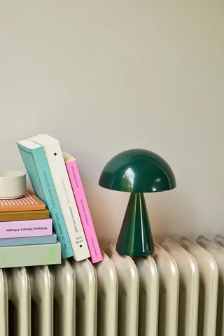 Mush Portable Lamp Dark green by Hübsch – interior photo 2 of 3