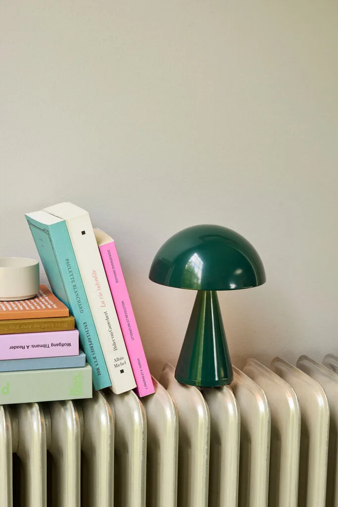 Mush Portable Lamp Dark green by Hübsch – interior photo 2 of 3