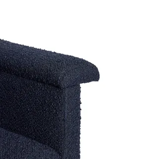 Softy Lounge Chair Dark blue (set of 2) van Hübsch – sfeerfoto 1 van 7