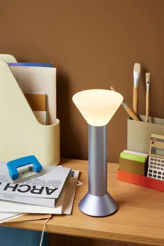 Flash Portable Lamp Metallic Purple by Hübsch – interior photo 6 of 7