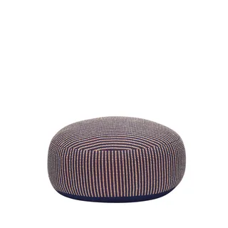 Mochi Pouffe Blue/Multicolour by Hübsch – product photo 6 of 6