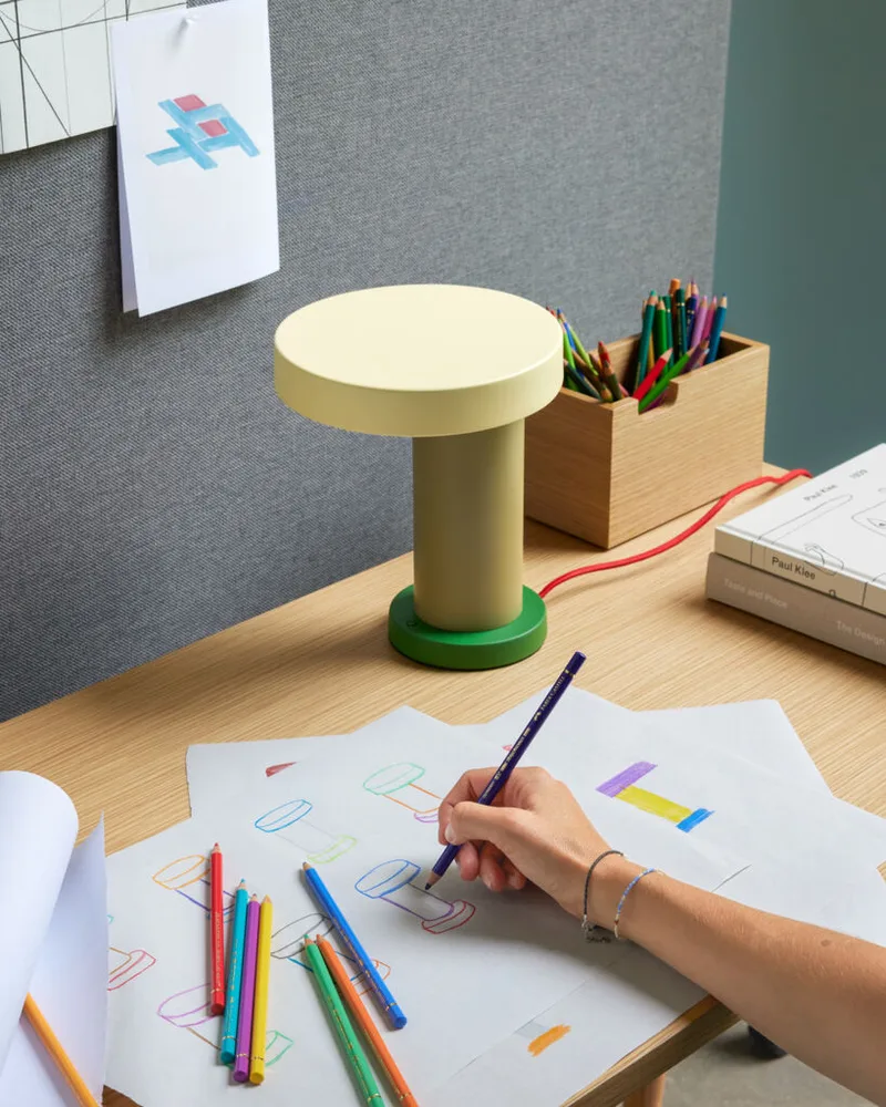 Magic Table Lamp Green/Olive by Hübsch – interior photo 4 of 7