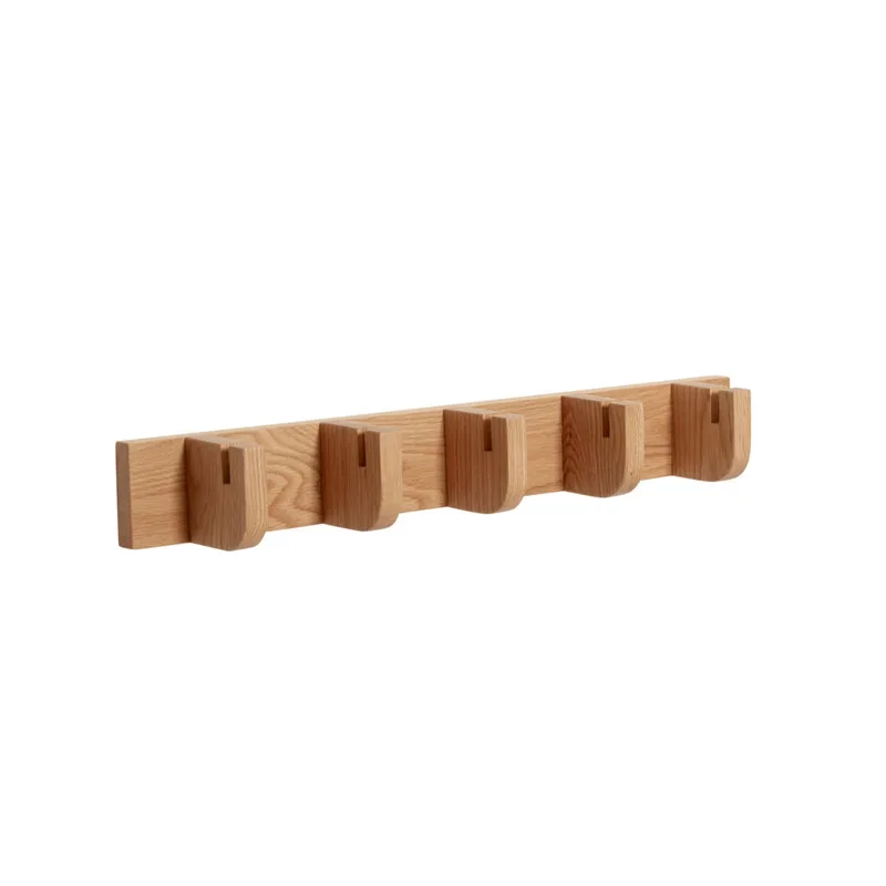 Nomad Coatrack 5 Hooks Small Natural de Hübsch – photo du produit