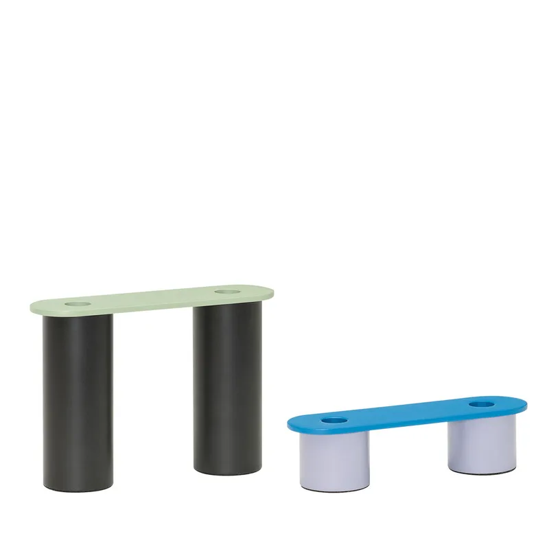 Modu Candleholder Multicolour (set of 2) by Hübsch – product photo 5 of 5
