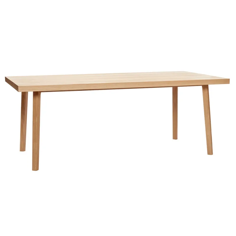 Herringbone Dining Table Large Natural de Hübsch – photo du produit
