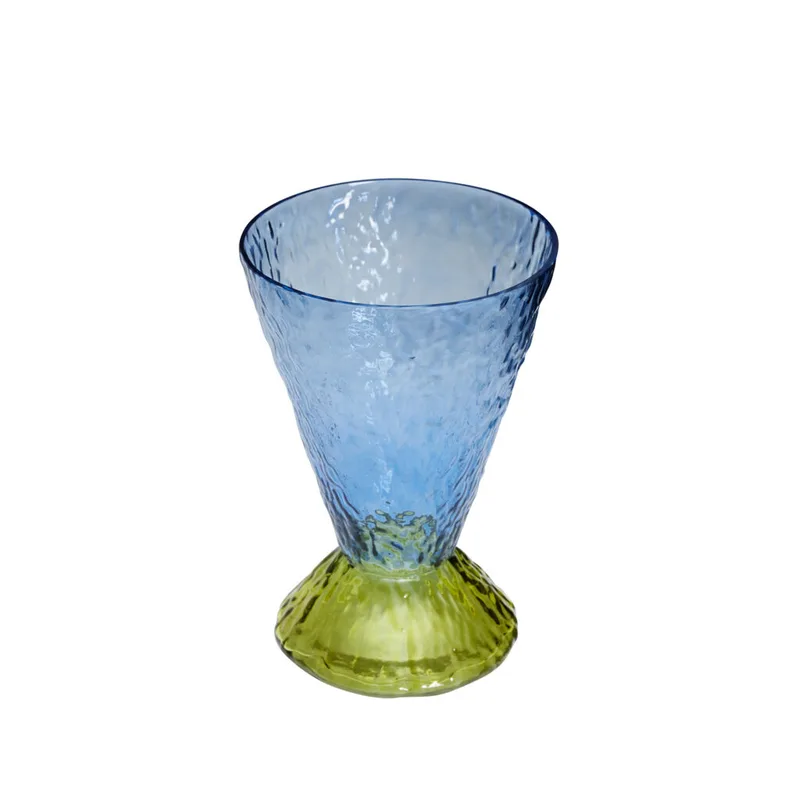 Abyss Vase Blue by Hübsch – product photo 1 of 7