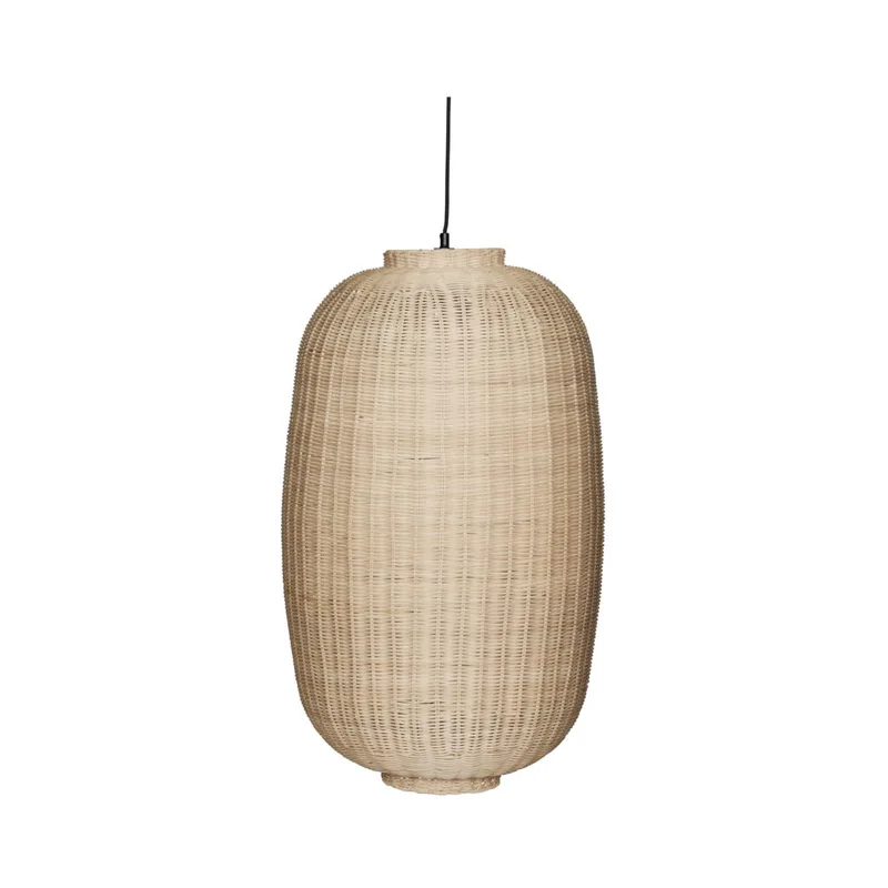 Chand Pendant Oval Natural by Hübsch – product photo