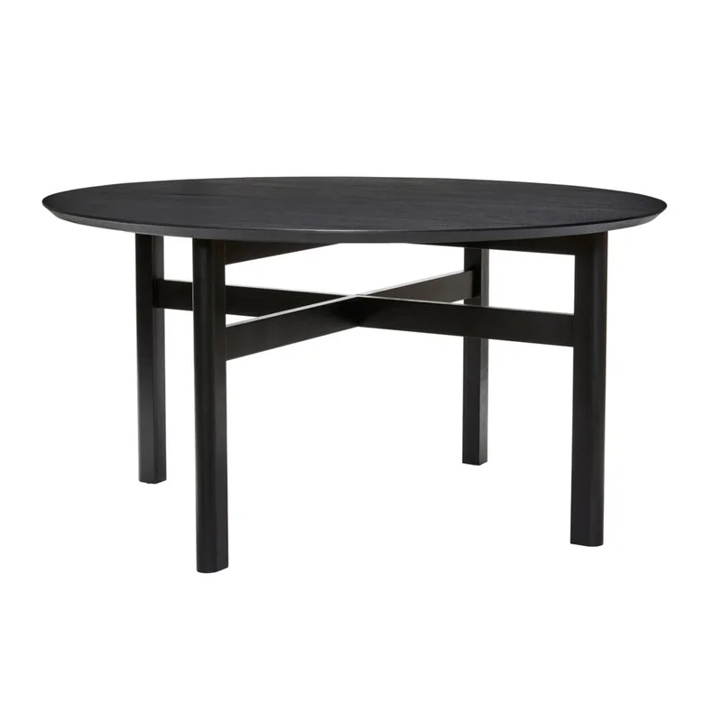 Fjord Dining Table Round Large Black by Hübsch – product photo 2 of 2