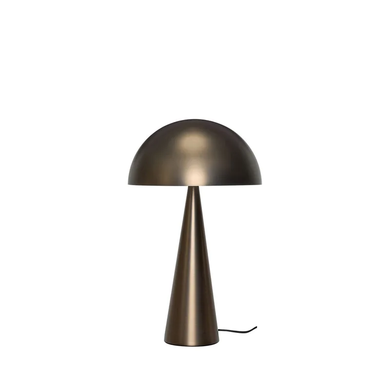 Mush Table Lamp Tall Burnished brass von Hübsch – Produktfoto 2 von 2