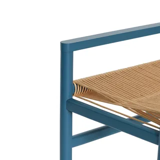 Heritage Bench Small Petrol de Hübsch – photo du produit 1 sur 5
