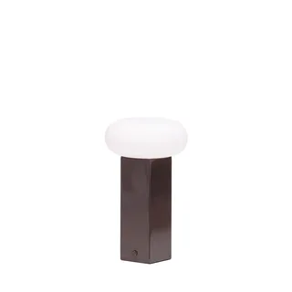 Low Portable Lamp Brown by Hübsch – product photo 3 of 3