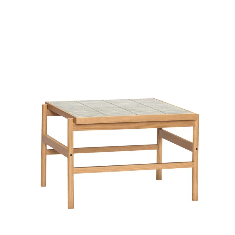 Tile Coffee Table Mint/Natural by Hübsch – product photo 7 of 7