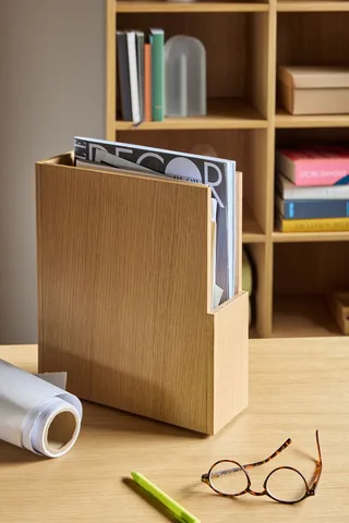 Arkivé Desk Organiser Natural by Hübsch – interior photo 1 of 2