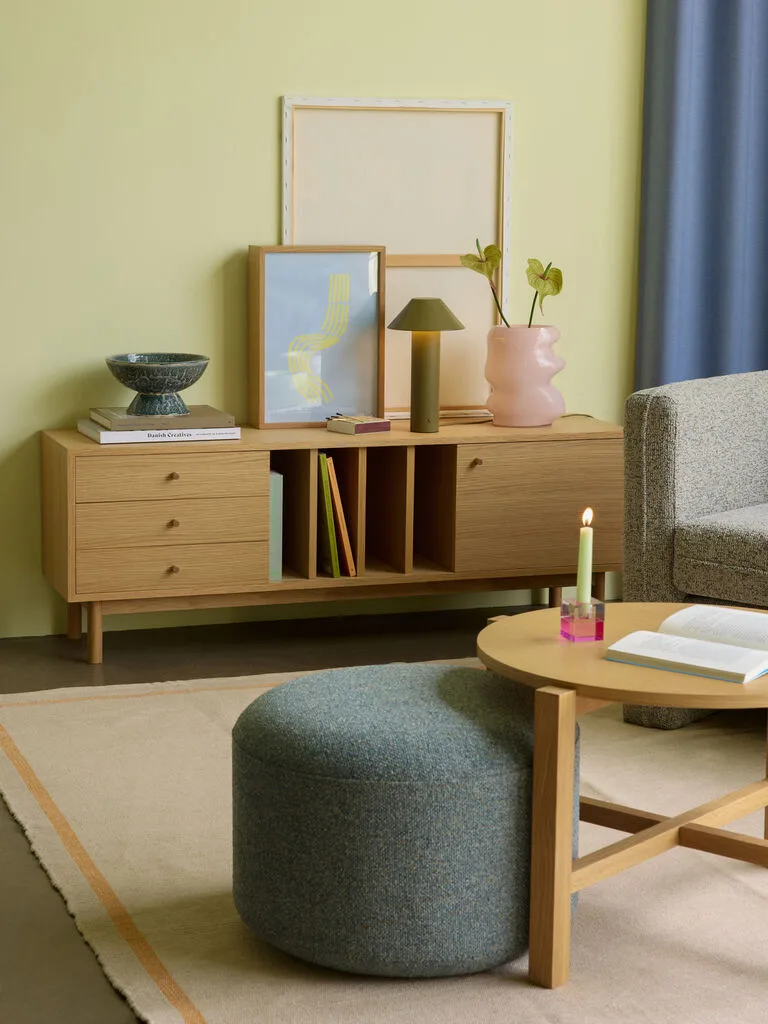 Nobby Sideboard Natural van Hübsch – sfeerfoto 4 van 5