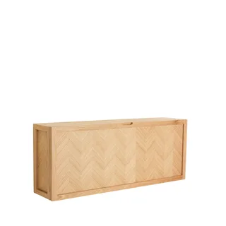 Herringbone Shoe Cabinet Large Natural van Hübsch – productfoto 7 van 7