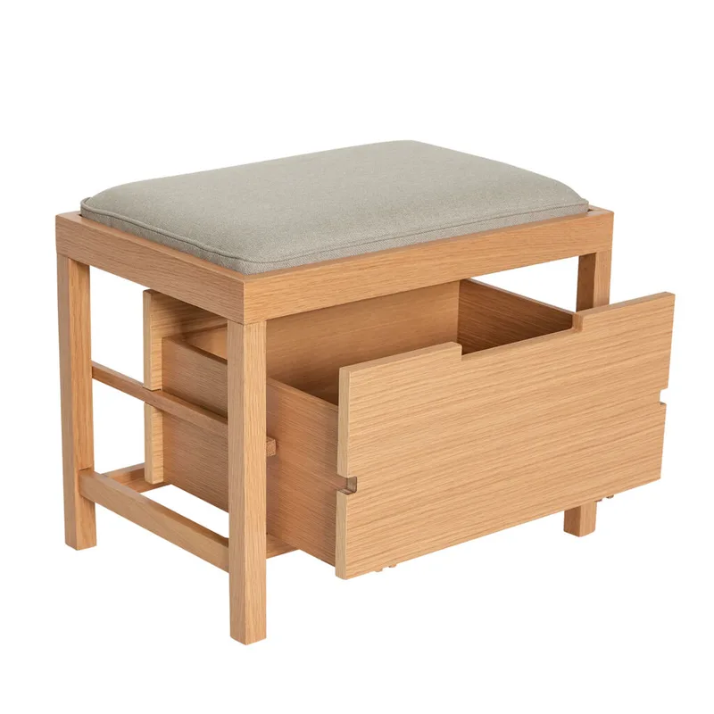 Bifi Bench Sand/Natural by Hübsch – product photo 2 of 6
