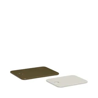 Amare Ceramic Boards Sand/Olive (set of 2) by Hübsch – product photo 5 of 5