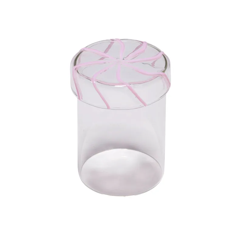 Heir Storage Jar Medium Pink by Hübsch – product photo 1 of 6