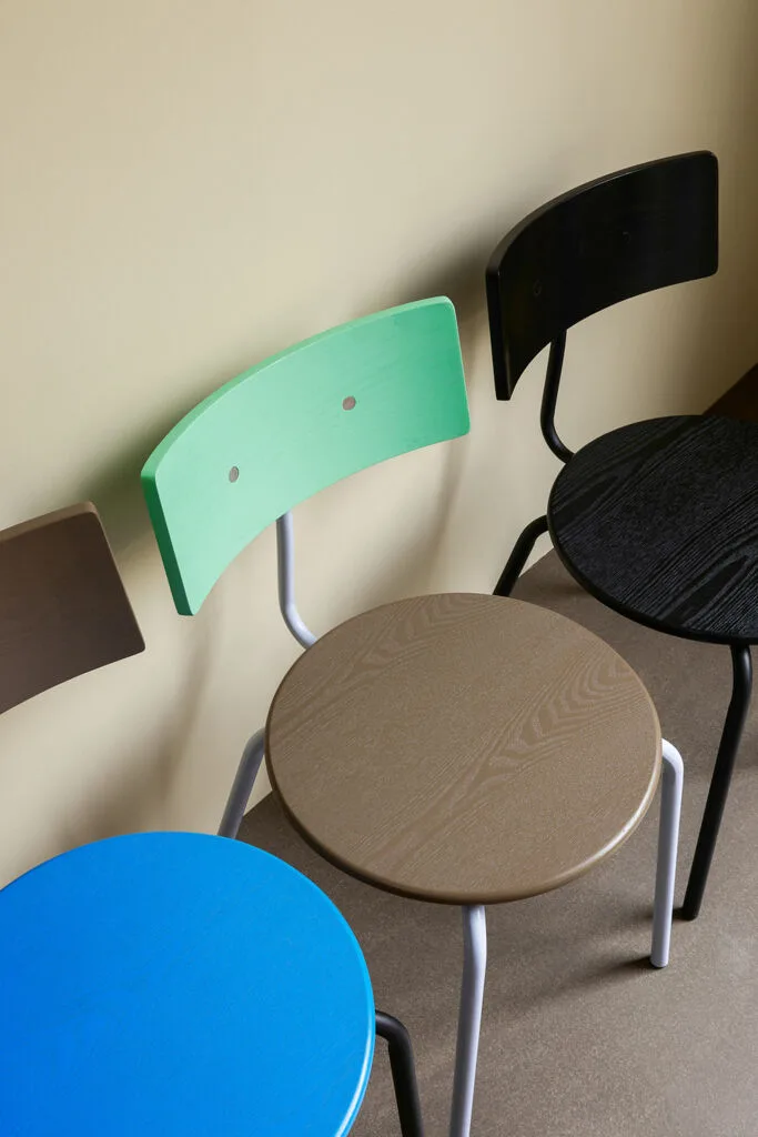 Koi Dining Chair Brown/Green/Purple by Hübsch – interior photo 7 of 10