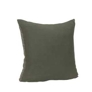 Ori Cushion Olive/Beige van Hübsch – productfoto 1 van 6