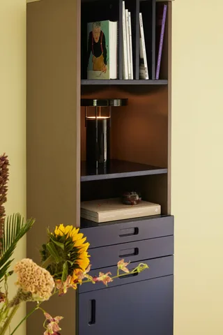 Study Shelf Unit Dark blue/Grey van Hübsch – sfeerfoto 4 van 5