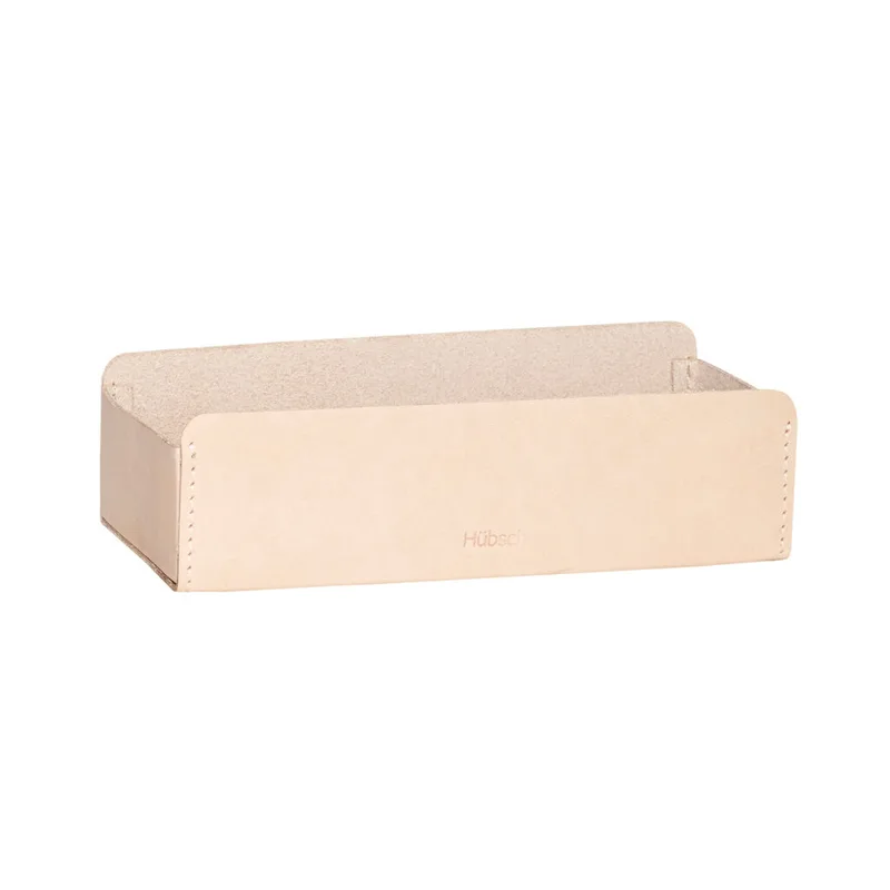 Studio Pen Holder Large Beige van Hübsch – productfoto